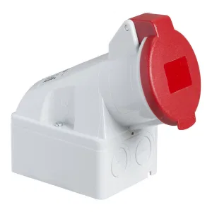 Schneider Electric PratiKa 83120 - настенная кабельная розетка 32 А, 3P+N, IP44, 380 В (ШНАЙДЕР) Schneider Electric PratiKa 83120 - настенная кабельная розетка 32 А, 3P+N, IP44, 380 В (ШНАЙДЕР)