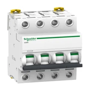 Автоматический выключатель Schneider Electric Acti9 4P 10А (D) 10кА (ШНАЙДЕР) Автоматический выключатель Schneider Electric Acti9 4P 10А (D) 10кА (ШНАЙДЕР)