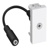 Schneider Electric ALB44371 аудио-розетка 3,5 мм, белая