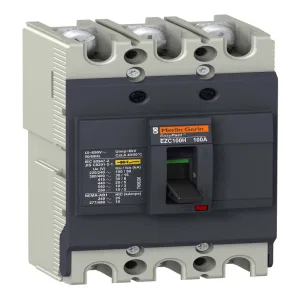 Силовой автомат Schneider Electric Easypact EZC 100, TM-D, 30кА, 3P, 60А (ШНАЙДЕР) Силовой автомат Schneider Electric Easypact EZC 100, TM-D, 30кА, 3P, 60А (ШНАЙДЕР)