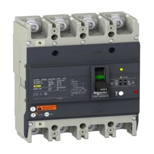 Силовой автомат Schneider Electric Easypact EZC 250, TM-D c диф защитой, 25кА, 4P, 225А (ШНАЙДЕР) Силовой автомат Schneider Electric Easypact EZC 250, TM-D c диф защитой, 25кА, 4P, 225А (ШНАЙДЕР)