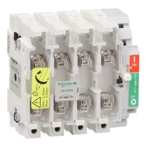 Рубильник с предохранителем Schneider Electric TeSys GS 125А 4P, 00 (ШНАЙДЕР) Рубильник с предохранителем Schneider Electric TeSys GS 125А 4P, 00 (ШНАЙДЕР)