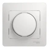 Schneider Electric GLOSSA GSL000137, светорегулятор поворотно-нажимной, 630 ВА, белый