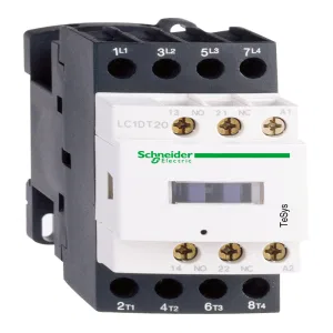 Контактор Schneider Electric TeSys LC1D 4P 20А 400/400В AC 4кВт (ШНАЙДЕР) Контактор Schneider Electric TeSys LC1D 4P 20А 400/400В AC 4кВт (ШНАЙДЕР)