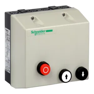 Реверсивный пускатель в корпусе Schneider Electric TeSys LE 6А, 2.2кВт 400/220В (ШНАЙДЕР) Реверсивный пускатель в корпусе Schneider Electric TeSys LE 6А, 2.2кВт 400/220В (ШНАЙДЕР)