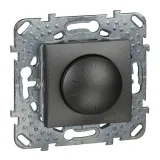 Schneider Electric MGU5.511.12ZD светорегулятор поворотно-нажимной, UNICA TOP, графит, 400 ВА