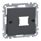 Schneider Electric MERTEN SYSTEM M накладка на информационную розетку RJ11/RJ45, антрацит, MTN291114