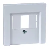 Schneider Electric Merten System M MTN296025 - накладка для телекоммуникационной розетки, белая