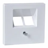 Schneider Electric MERTEN SYSTEM M MTN296125 — накладка на информационную розетку UAE/IAE/ISDN, активно-белый