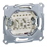 Механизм переключателя 1-клавишного кнопочного Schneider Electric Коллекции Merten, скрытый монтаж