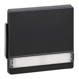 Клавиша с линзой Schneider Electric MERTEN AQUADESIGN IP44, антрацит, MTN343914