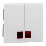 Клавиша двойная Schneider Electric MERTEN SYSTEM M, активно-белый
