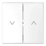 Schneider Electric MTN3855-6035, клавиша для жалюзийного выключателя, белый лотос