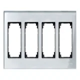 Schneider Electric MERTEN M-ELEGANCE рамка 4-постовая, горизонтальная, алмаз MTN4040-3260