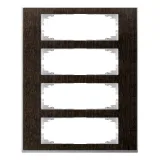 Schneider Electric MERTEN M-PURE DÉCOR рамка 4-постовая, венге, MTN4040-3671