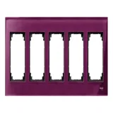 Schneider Electric Merten M-ELEGANCE Рамка на 5 постов MTN4050-3206, рубин