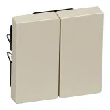 Schneider Electric MTN432544, двойная клавиша Merten System M, бежевый блестящий