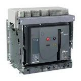 Schneider Electric MVS08H3NW6L, воздушный автоматический выключатель EasyPact MVS, 800 А, 3P, 65 кА, выкатной, электронный