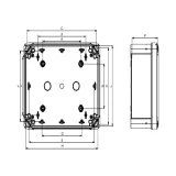 Корпус Schneider Electric THALASSA, 194x241x87мм, IP66, пластик