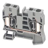 Schneider Electric Linergy TR NSYTRR102BL клеммная колодка, пружинная, проходная, 10 мм², синяя
