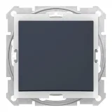 Переключатель 1-клавишный Schneider Electric SEDNA, скрытый монтаж, графит