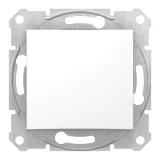 Schneider Electric Sedna SDN0700121 - кнопочный выключатель, 1 клавиша, скрытый монтаж, белый