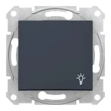 Schneider Electric SDN0900170 кнопочный выключатель 1-клавишный, графит