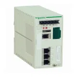 Schneider Electric TCSESM043F1CS0, управляемый коммутатор Connexium 3TX/1FX-S