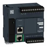 Schneider Electric TM221CE16R, компактный базовый блок M221-16IO, релейный, Ethernet