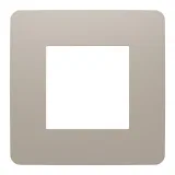 Рамка 1-постовая Schneider Electric UNICA STUDIO Color NU280226 (песочный/белый)
