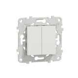 Schneider Electric NU521318 Выключатель проходной двухклавишный, белый