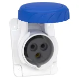 Schneider Electric PratiKa PKF16F723 - панельная угловая розетка 16 А, 2P+PEN, IP67